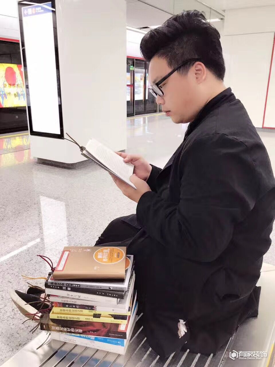 有家装饰分书千本 邀你共传递福州地铁传书计划