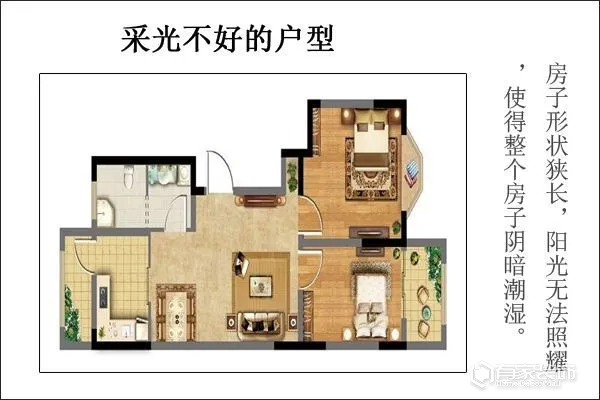 小户型采光不好怎么办？福州装修公司教你三招