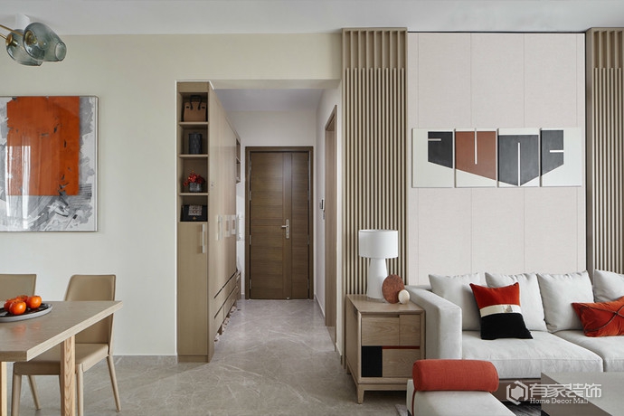 一半静谧一半绚烂的现代简约风格家居