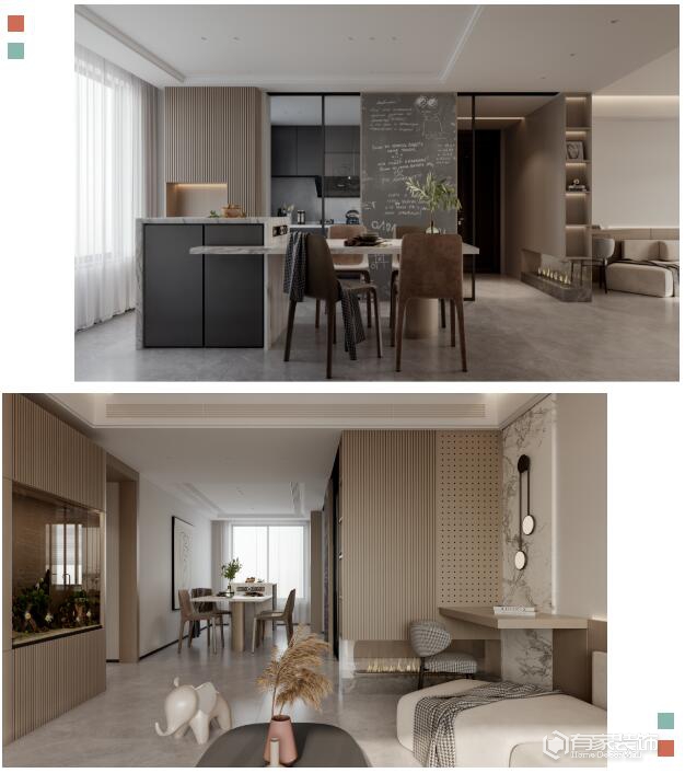 有家案例新作 | 109㎡奶油原木风公寓，解锁两人两猫神仙生活