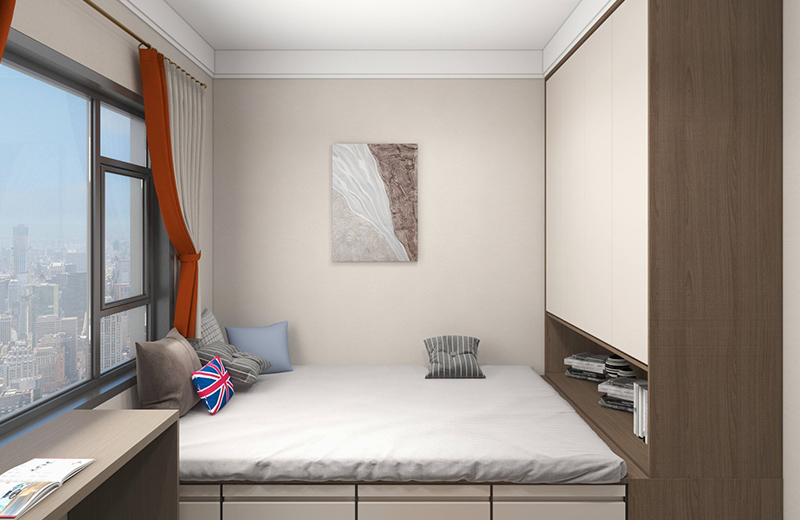 卧室面积小怎么布置床和衣柜？如何让卧室更舒适？