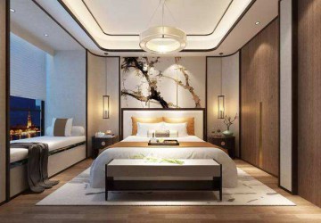 新中式卧室怎么装修.中式卧室效果图案例