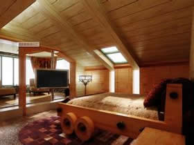 阁楼卧室改造装修效果图