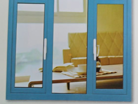 选购彩铝门窗要三看