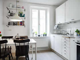 白色整体厨房清洁妙招