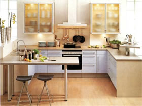 厨房常见五种布局 解决选择困难症