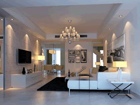 客厅装修时灯具如何选？