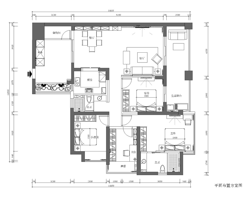 郑州万科城18平车库装修效果图，有家装饰工地实拍
